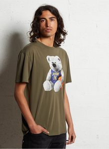 Trending Men's Graphic Digital Print Cotton T-shirt Short Sleeves Hip Hop Fashion <b>Tshirts</b> Loose Drop Shoulder Casual <b>Tshirts</b> - Product Image 3