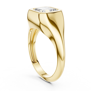 แหวนแต่งงานทองคำแท้ 14k คลาสสิก ประดับเพชรทรง Asscher 2 กะรัต เกรด E VS1 เพาะเลี้ยงในห้องปฏิบัติการ พร้อมใบรับรอง IGI สำหรับผู้หญิง - Product Image 4