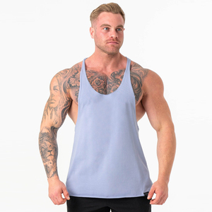 Camiseta sin mangas de calidad para hombre, ropa de gimnasio, fitness, entrenamiento, streetwear, top sin mangas para hombre 2026 - Product Image 1