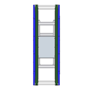 Banda Transportadora de Acero Inoxidable para Sistemas de Automatización de Producción de Baterías, Velocidad Ajustable, Diseño Duradero, Acabado Anodizado - Product Image 5