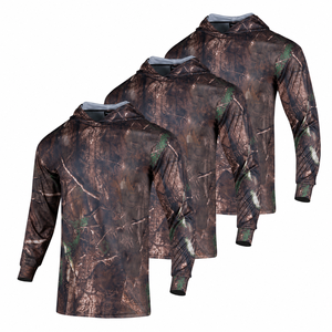 Vêtements de chasse en coton 100% respirant et écologique pour la saison de la chasse au cerf et aux oiseaux aquatiques, pull à capuche athlétique pour l'hiver - Product Image 3