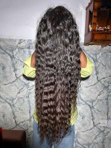 Peluca de Encaje HD 13x4, Cabello Indio Rizado Real, Cabello Indio de un Solo Donante, Directo de Fábrica, Cabello Indio de Primera Calidad Más Vendido - Product Image 3