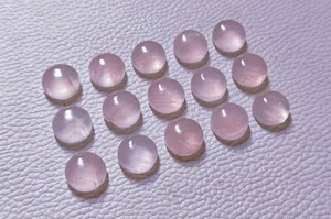 Cuarzo Rosa Natural, Cabujón Redondo, Cúpula Lisa, Parte Posterior Plana, Piedra Preciosa Suelta, Tamaños Calibrados de 5-30 mm, para Fabricación de Joyas - Product Image 2