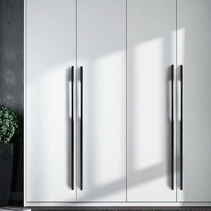 Extra-Long Modern Minimalist Black Aluminium Alloy Wardrobe <b>Door</b> Handles One Meter Gold Drawer Cabinet <b>Door</b> <b>Knobs</b> Furniture - Product Image 3