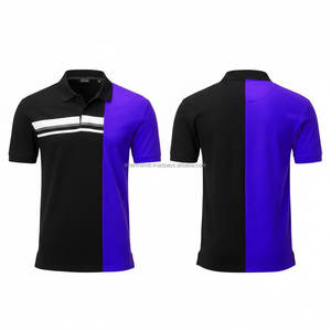 Camiseta de Golf Personalizada para Hombre, Tejida, 100% Algodón, de Secado Rápido, Transpirable, de Manga Corta, Diseña tus Propias Camisetas - Product Image 3