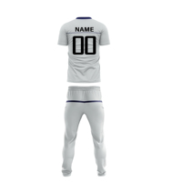 Uniformes de Cricket Ecológicos de Buena Calidad con Nuevo Diseño, Nombre y Números Personalizados, Uniformes de Cricket Unisex Cortos Estampados al por Mayor
