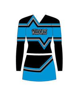 Uniformes de cheerleading sur mesure de haute qualité en gros, tenues sexy de cheerleader avec design en strass - Product Image 4