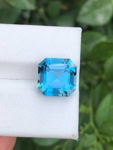 Natural London Blue Topaz Loose Gemstone Deep Blue Crystal Stone For Jewelry Making And Collection - Product Image 3