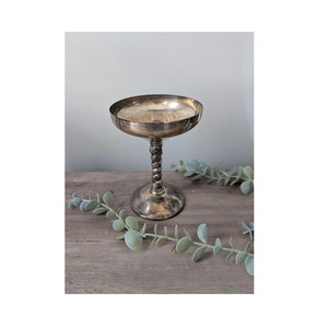Grands verres à vin incassables en acier inoxydable mat doré, design moderne, pour fêtes - Product Image 1