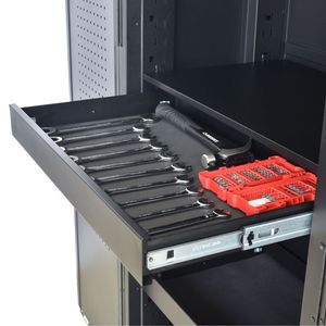 Ngăn kéo của công cụ Tủ 76cm Công cụ lưu trữ tủ OEM hỗ trợ Pegboard nhà để xe thiết bị công cụ hộp con lăn hội thảo - Product Image 4