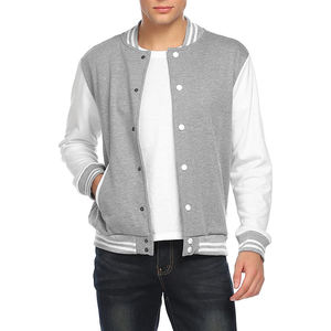 Baseball Jacket for <b>Men</b> Women Custom Cartoon Varsity Letterman Bomber Style Stand Front Embroidered OEM ODM Winter Streetwear - Product Image 1
