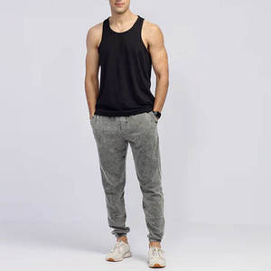 Men's Casual Fitness Tank Tops Hood Quick-Dry Breathable Knitted Design Plus Size Sustainable Fashion Custom Color - Product Image 2