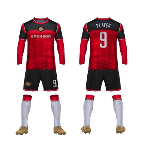 Camiseta de Fútbol Sublimada Personalizada, Uniforme Transpirable de Poliéster para Equipos de Fútbol, Ropa para Entrenamientos y Partidos, Fabricante OEM ODM - Product Image 3