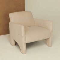 Fauteuil moderne en tissu, chaise longue, canapé simple pour salon, chambre, bureau à domicile, appartement, salle à manger, hôtel, loisirs