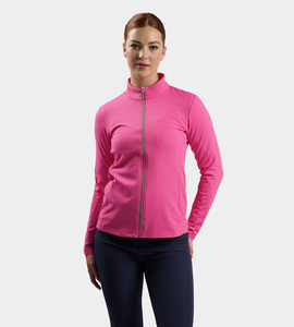 Veste de golf pour femme à col montant et fermeture éclair, imperméable et coupe-vent, idéale pour la course, le golf, la randonnée et les activités de plein air - Product Image 3