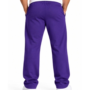 <b>Men</b> <b>Trouser</b> Relaxed Fit <b>Trouser</b> <b>Elastic</b> <b>Waist</b> Design Adjustable Drawstring Straight Leg Style Comfort Side Pockets <b>Trouser</b> - Product Image 3