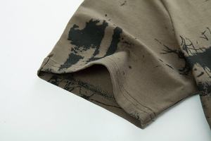 Camiseta de hombre de alta calidad, extragrande, personalizada, de algodón/bambú, 180g, ecológica, transpirable, de color sólido, tejida. - Product Image 5