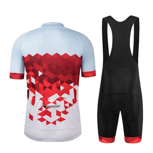 Conjunto de Ciclismo Transpirable y Cortavientos, Uniformes de Ciclismo 100% Poliéster Unisex 180g, Precio Bajo, Servicio OEM Personalizado, Venta al Por Mayor - Product Image 2