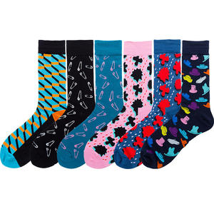 Men's <b>Winter</b> Breathable Crew <b>Socks</b> Solid Color Cotton Sport <b>Socks</b> with Body Logo - Product Image 6