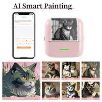 Imprimante thermique, autocollant de poche coloré, machine à étiquettes adhésives, USB portable mini 2 pouces 4.0 57 mm 200 dpi X5