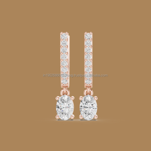Hot Fashion 925 Sterling Silver Lucky Zircon Circulaire Boucles D'oreilles pour les Femmes Authentique Original Bijoux Cadeau - Product Image 1