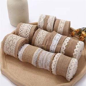 Decorative Jute <b>Ribbon</b> – Rustic Natural Fiber <b>Ribbon</b> for <b>Wedding</b>, Party and Gift Wrapping Decoration - Product Image 6