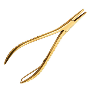 Micro Ring Hair Extension Pliers Stainless Steel Bead Remover Opener Closer Plier Professional Wholesale Price Salon <b>Tools</b> - Product Image 1