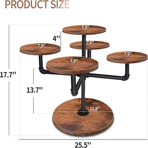 Cupcake <b>Stand</b> for Cupcakes <b>3</b> <b>Tier</b> Large Wooden Cupcake Tower Tiered <b>Cake</b> <b>Stand</b> Dessert Table Display Set For Wedding <b>Cake</b> <b>Stand</b> - Product Image 2