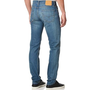 OEM Wholesale <b>Men's</b> Slim Fit Straight Ripped Distressed <b>Jeans</b> Streetwear Cotton Denim Button Pockets <b>Jeans</b> Custom - Product Image 2