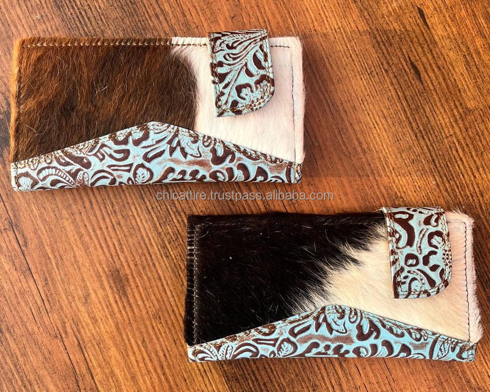 Brown With Turquoise Embossed