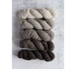 Los más vendidos Unisex peso ligero suave Alpaca Merino Tweed Melange hilo de colores crudos para tejer a mano suéteres de invierno - Product Image 2