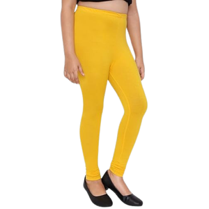 Pantalons décontractés pour filles, ensemble de leggings en coton, respirant, séchage rapide, respectueux de l'environnement, extensible, tricoté, EVERGREEN, vente en gros - Product Image 4