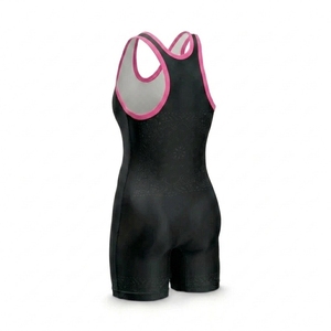 Haut de sport de lutte pour femmes |   Maillot sans manches respirant à séchage rapide |   Vêtements d'entraînement et de compétition de lutte personnalisés OEM - Product Image 3