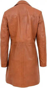 เสื้อโค้ทหนังแท้สำหรับผู้ชาย เสื้อโค้ทกันหนาวแบบยาว บุด้วยขนเป็ด ระบายอากาศได้ดี ราคาขายส่งถูก - Product Image 3