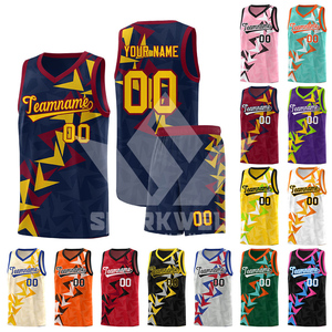 Maillots de basket personnalisés sublimés, col en V, sans manches, en mesh, unisexe, nom d'équipe 00, respirant, toutes saisons, vêtements de sport pour adultes - Product Image 6