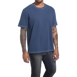 T-shirt Homme Oversize 100% Coton Manches Courtes pour Activités de Plein Air, Logo Personnalisé, Respirant, Séchage Rapide, Écologique, Style Décontracté Urbain, Été - Product Image 2