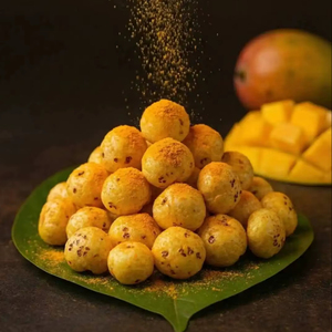 Roasted & Flavoured Makhana Fox Nuts Mango Tangy Fruit-Flavoured Healthy <b>Snack</b> Made in India 90 Gms Pack - Product Image 1