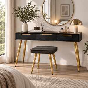 Table console moderne en bois massif de la collection GALAXY, ensemble pour salon et chambre, service OEM du Vietnam - Product Image 4