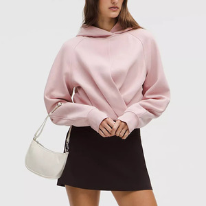 Sudadera con capucha corta para mujer, estilo urbano, transpirable, informal, de invierno, personalizada, muy vendida. - Product Image 2