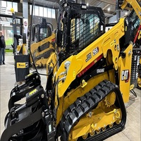 Chargeuse compacte sur pneus Cat MT1000 d'occasion en excellent état, prête à être expédiée dans le monde entier – Mini-chargeuse frontale à vendre