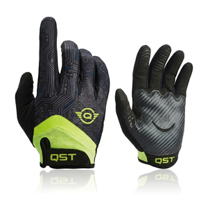 Guantes deportivos de Ciclismo de dedo completo Guantes de Ciclismo de spandex y nailon transpirables Entrenamiento para un nuevo diseño de logotipo personalizado - Product Image 4