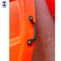 Bateau de pêche en LLDPE avec moteur hors-bord