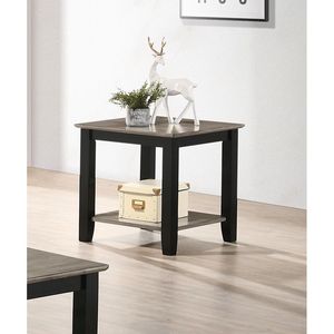 Modern Simple 1pc Solid Rubberwood End <b>Table</b> Living Room <b>Sofa</b> <b>Side</b> <b>Table</b> - Product Image 1