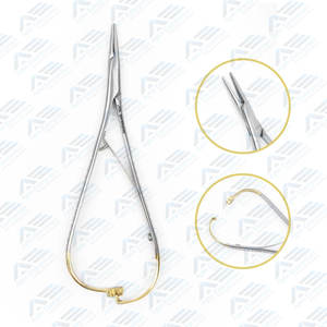 Portaagujas Manual de Acero de Alta Calidad para Instrumentos Dentales de Ortodoncia y Cirugía - Product Image 5