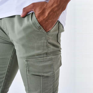 Pantalones Cargo para Hombre de Marca Privada para Venta en Línea, Color Personalizado, Pantalones Cargo Lavados para Hombre, Pantalones Cargo con Múltiples Bolsillos - Product Image 6