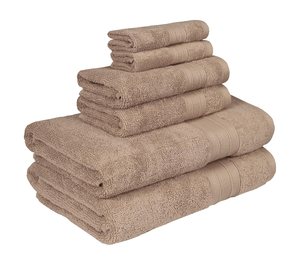 Serviettes de bain en coton naturel 300-600 GSM, super douces, en tissu éponge, pour hôtels et complexes hôteliers, logo OEM - Product Image 2