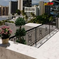 Solutions de balustrades de balcon en métal artistique époustouflantes : Sublimez l'extérieur de votre magnifique maison de luxe avec des créations en fer forgé uniques et sur mesure