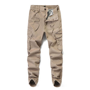 Custom Logo <b>Mens</b> Cargo Joggers <b>Stretch</b> Fabric Streetwear Pants Bulk Supply Private Label - Product Image 2