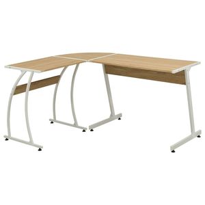 <b>Oak</b> <b>Corner</b> L-Shaped Computer <b>Desk</b> - Product Image 1