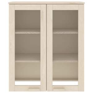 HAMAR Mueble de Madera Maciza de Pino Color Marrón Miel para Vitrinas y Armarios de Porcelana, 33.5"x13.8"x39.4" - Product Image 3